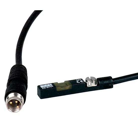 Capteur magnétique effet Reed 3 fils câble 0,3m avec connecteur M8 - ZS-5701