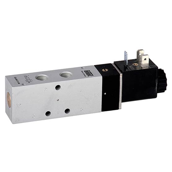 Distributeur pneumatique basse température à commande électrique fonction 5/2 et 5/3 - ICK-09