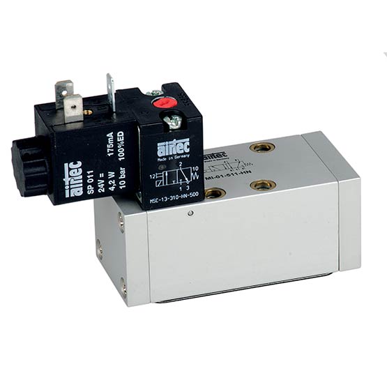 Distributeur à commande électrique ISO 5599/1 - MI-01