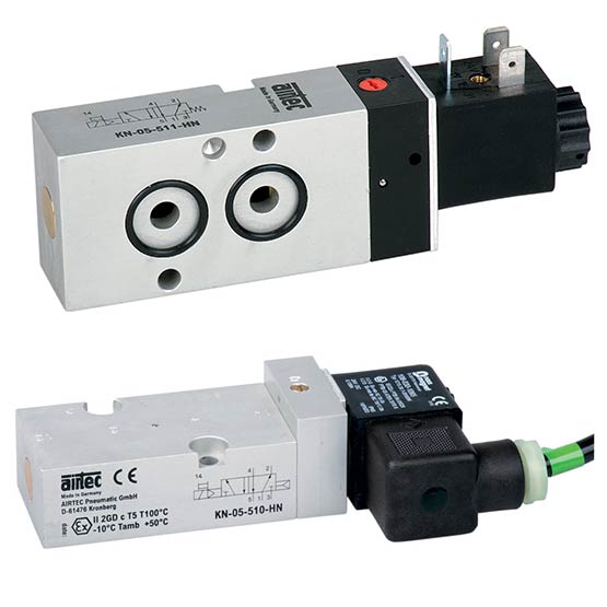 Distributeur à commande électrique ISO 5599/1 - KN-05 & KN-55