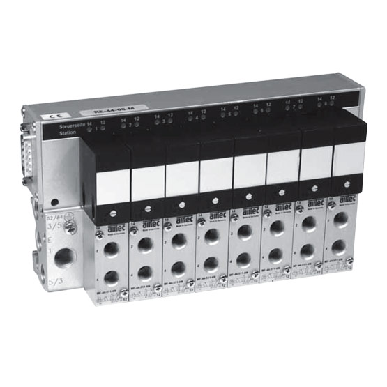 Îlot de distribution pneumatique avec raccordement Multipol - RE-44