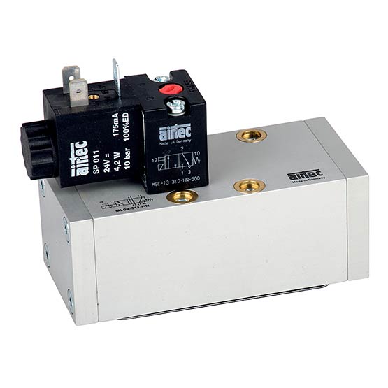 Distributeur à commande électrique ISO 5599/1 - MI-02