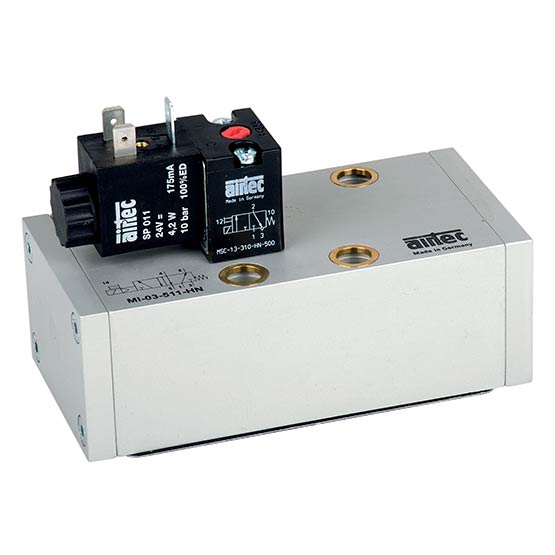 Distributeur à commande électrique ISO 5599/1 - MI-03