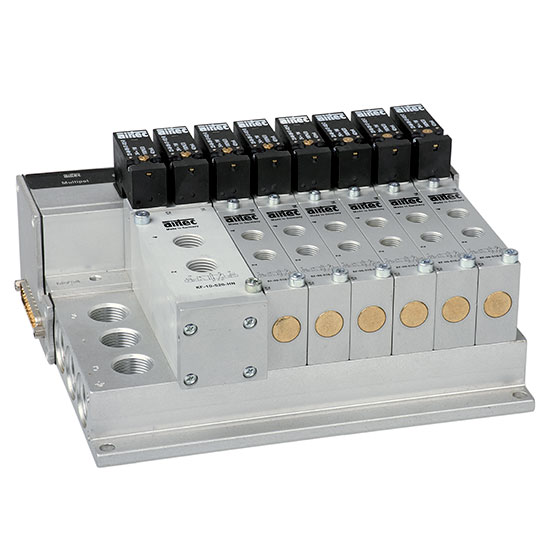 Îlot de distribution pneumatique avec raccordement Multipol, AS-Interface ou bus - RE-19