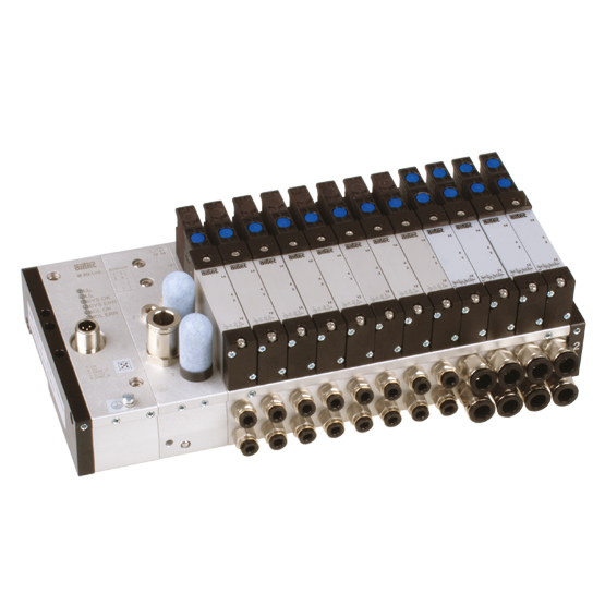 Îlot de distribution pneumatique avec raccordement Multipol, Sub-D25/44, IO-Link - REF-14